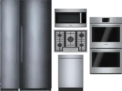 6 Piece Package Includes Refrigerator, Freezer, Cooktop, Wall Oven, Microwave And Dishwasher