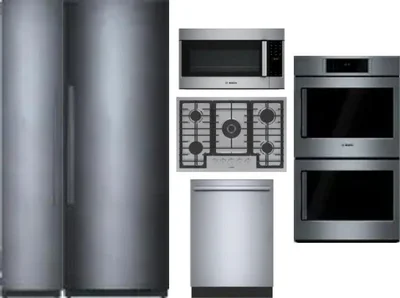 6 Piece Package Includes Refrigerator, Freezer, Cooktop, Wall Oven, Microwave And Dishwasher