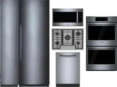 6 Piece Package Includes Refrigerator, Freezer, Cooktop, Wall Oven, Microwave And Dishwasher