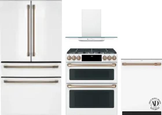 4 Piece Package Includes Refrigerator, Range, Hood And Dishwasher