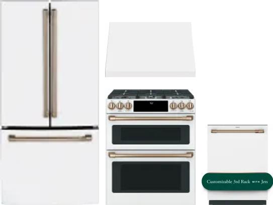 4 Piece Package Includes Refrigerator, Range, Hood And Dishwasher