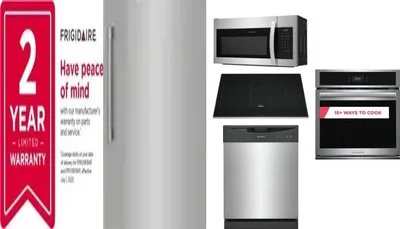 6 Piece Package Includes Refrigerator, Freezer, Cooktop, Wall Oven, Microwave And Dishwasher