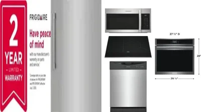 6 Piece Package Includes Refrigerator, Freezer, Cooktop, Wall Oven, Microwave And Dishwasher