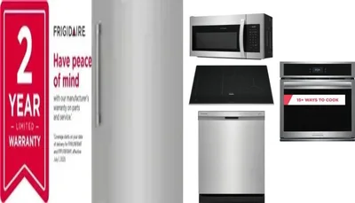 6 Piece Package Includes Refrigerator, Freezer, Cooktop, Wall Oven, Microwave And Dishwasher