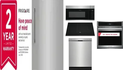 6 Piece Package Includes Refrigerator, Freezer, Cooktop, Wall Oven, Microwave And Dishwasher