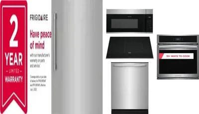 6 Piece Package Includes Refrigerator, Freezer, Cooktop, Wall Oven, Microwave And Dishwasher