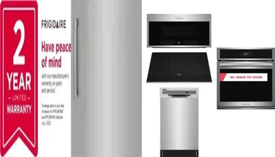 6 Piece Package Includes Refrigerator, Freezer, Cooktop, Wall Oven, Microwave And Dishwasher
