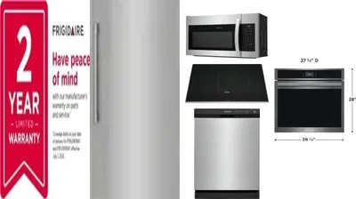 6 Piece Package Includes Refrigerator, Freezer, Cooktop, Wall Oven, Microwave And Dishwasher