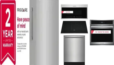 6 Piece Package Includes Refrigerator, Freezer, Cooktop, Wall Oven, Microwave And Dishwasher