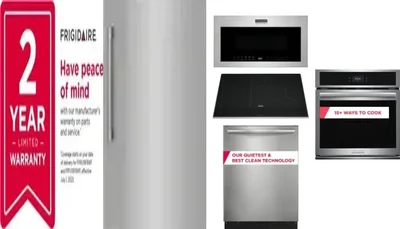 6 Piece Package Includes Refrigerator, Freezer, Cooktop, Wall Oven, Microwave And Dishwasher