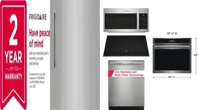 6 Piece Package Includes Refrigerator, Freezer, Cooktop, Wall Oven, Microwave And Dishwasher