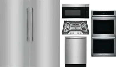 6 Piece Package Includes Refrigerator, Freezer, Cooktop, Wall Oven, Microwave And Dishwasher