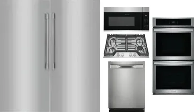 6 Piece Package Includes Refrigerator, Freezer, Cooktop, Wall Oven, Microwave And Dishwasher