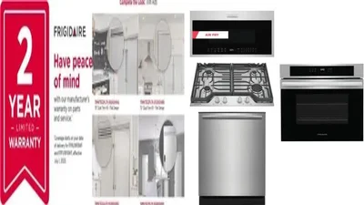 6 Piece Package Includes Refrigerator, Freezer, Cooktop, Wall Oven, Microwave And Dishwasher