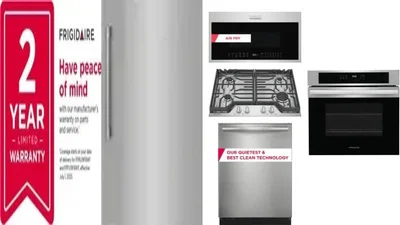 6 Piece Package Includes Refrigerator, Freezer, Cooktop, Wall Oven, Microwave And Dishwasher