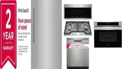 6 Piece Package Includes Refrigerator, Freezer, Cooktop, Wall Oven, Microwave And Dishwasher