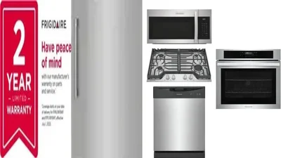 6 Piece Package Includes Refrigerator, Freezer, Cooktop, Wall Oven, Microwave And Dishwasher