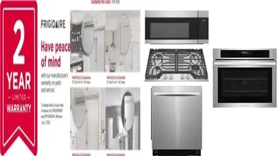 6 Piece Package Includes Refrigerator, Freezer, Cooktop, Wall Oven, Microwave And Dishwasher