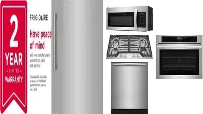 6 Piece Package Includes Refrigerator, Freezer, Cooktop, Wall Oven, Microwave And Dishwasher