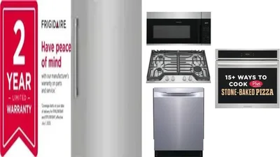 6 Piece Package Includes Refrigerator, Freezer, Cooktop, Wall Oven, Microwave And Dishwasher