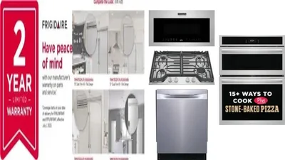 6 Piece Package Includes Refrigerator, Freezer, Cooktop, Wall Oven, Microwave And Dishwasher