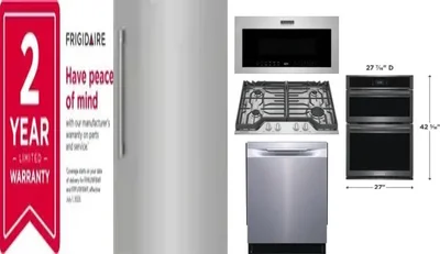 6 Piece Package Includes Refrigerator, Freezer, Cooktop, Wall Oven, Microwave And Dishwasher