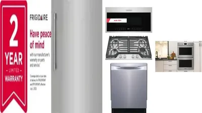 6 Piece Package Includes Refrigerator, Freezer, Cooktop, Wall Oven, Microwave And Dishwasher
