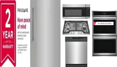 6 Piece Package Includes Refrigerator, Freezer, Cooktop, Wall Oven, Microwave And Dishwasher