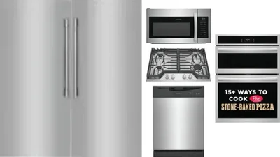 6 Piece Package Includes Refrigerator, Freezer, Cooktop, Wall Oven, Microwave And Dishwasher