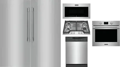 6 Piece Package Includes Refrigerator, Freezer, Cooktop, Wall Oven, Microwave And Dishwasher