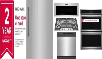 6 Piece Package Includes Refrigerator, Freezer, Cooktop, Wall Oven, Microwave And Dishwasher
