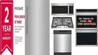 6 Piece Package Includes Refrigerator, Freezer, Cooktop, Wall Oven, Microwave And Dishwasher