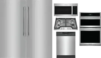 6 Piece Package Includes Refrigerator, Freezer, Cooktop, Wall Oven, Microwave And Dishwasher