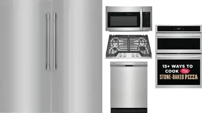 6 Piece Package Includes Refrigerator, Freezer, Cooktop, Wall Oven, Microwave And Dishwasher