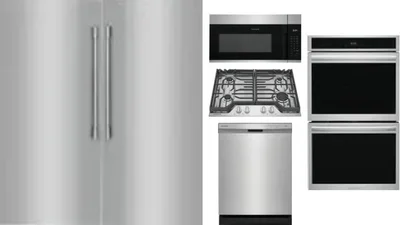 6 Piece Package Includes Refrigerator, Freezer, Cooktop, Wall Oven, Microwave And Dishwasher