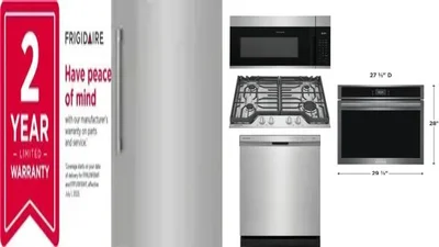 6 Piece Package Includes Refrigerator, Freezer, Cooktop, Wall Oven, Microwave And Dishwasher