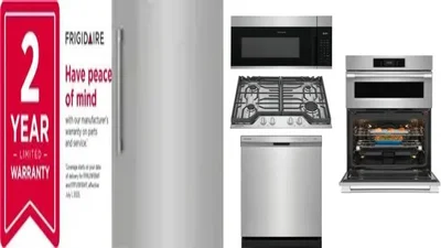 6 Piece Package Includes Refrigerator, Freezer, Cooktop, Wall Oven, Microwave And Dishwasher