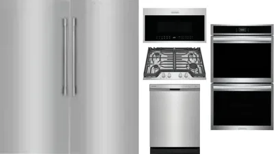 6 Piece Package Includes Refrigerator, Freezer, Cooktop, Wall Oven, Microwave And Dishwasher