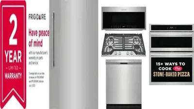 6 Piece Package Includes Refrigerator, Freezer, Cooktop, Wall Oven, Microwave And Dishwasher