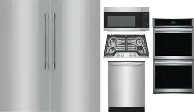 6 Piece Package Includes Refrigerator, Freezer, Cooktop, Wall Oven, Microwave And Dishwasher