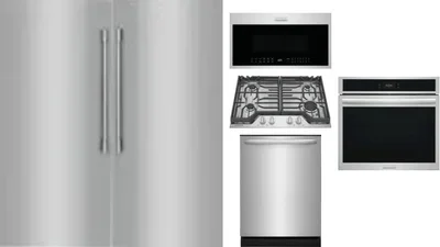 6 Piece Package Includes Refrigerator, Freezer, Cooktop, Wall Oven, Microwave And Dishwasher