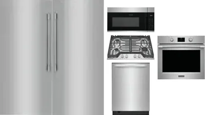 6 Piece Package Includes Refrigerator, Freezer, Cooktop, Wall Oven, Microwave And Dishwasher