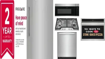 6 Piece Package Includes Refrigerator, Freezer, Cooktop, Wall Oven, Microwave And Dishwasher