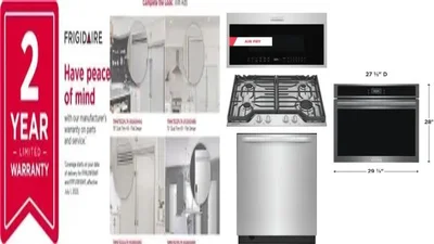 6 Piece Package Includes Refrigerator, Freezer, Cooktop, Wall Oven, Microwave And Dishwasher