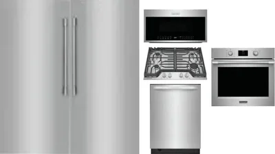 6 Piece Package Includes Refrigerator, Freezer, Cooktop, Wall Oven, Microwave And Dishwasher