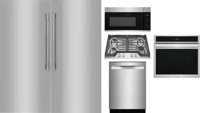 6 Piece Package Includes Refrigerator, Freezer, Cooktop, Wall Oven, Microwave And Dishwasher