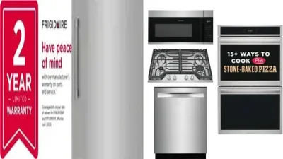 6 Piece Package Includes Refrigerator, Freezer, Cooktop, Wall Oven, Microwave And Dishwasher