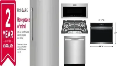 6 Piece Package Includes Refrigerator, Freezer, Cooktop, Wall Oven, Microwave And Dishwasher