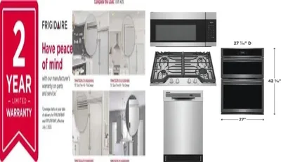 6 Piece Package Includes Refrigerator, Freezer, Cooktop, Wall Oven, Microwave And Dishwasher