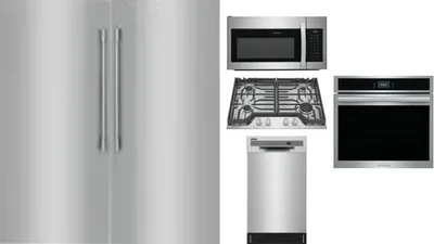 6 Piece Package Includes Refrigerator, Freezer, Cooktop, Wall Oven, Microwave And Dishwasher
